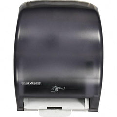 PRO-SOURCE - Hands Free, Plastic Paper Towel Dispenser - 1 Roll 8", Black - Apex Tool & Supply
