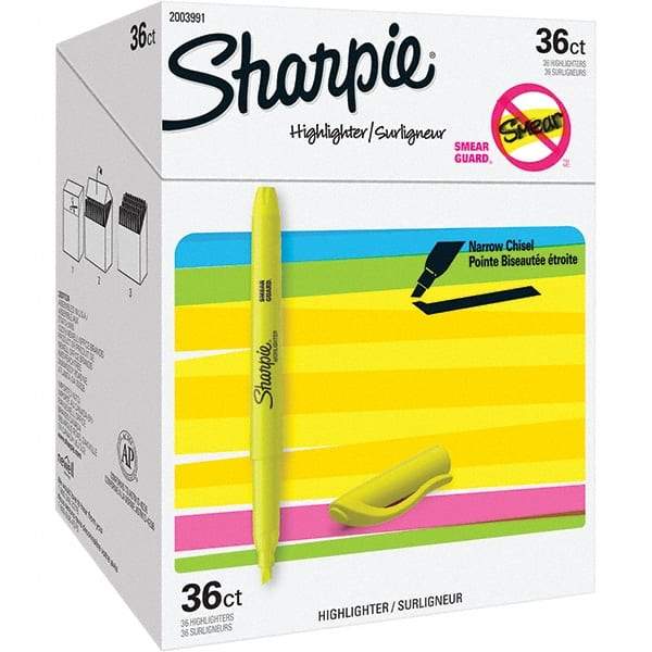 Sharpie - Markers & Paintsticks Type: Marker Color: Yellow - Apex Tool & Supply