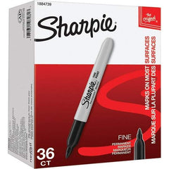 Sharpie - Markers & Paintsticks Type: Permanent Color: Black - Apex Tool & Supply