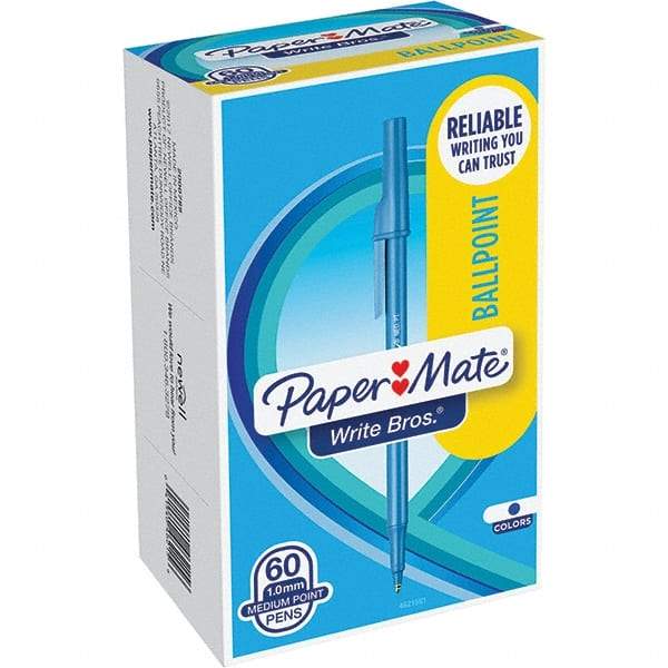 Paper Mate - Pens & Pencils Type: Ballpoint Stick Color: Blue - Apex Tool & Supply