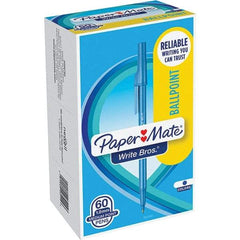 Paper Mate - Pens & Pencils Type: Ballpoint Stick Color: Blue - Apex Tool & Supply