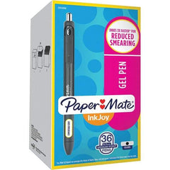 Paper Mate - Pens & Pencils Type: Retractable Gel Color: Black - Apex Tool & Supply