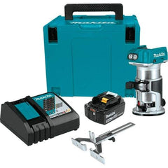 Makita - Electric Routers Collet Size (Inch): 1/4 Router Type: Cordless Compact Router - Apex Tool & Supply