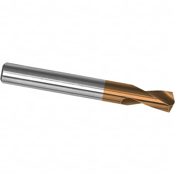 Magafor - 1/4" Body Diam, 120°, 2-5/8" OAL, Cobalt Spotting Drill - Apex Tool & Supply
