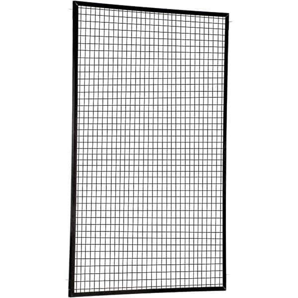 Vestil - 5' Long x 8' High, Black Hinged Door - Apex Tool & Supply