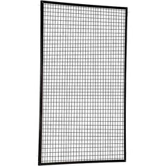 Vestil - 5' Long x 8' High, Black Hinged Door - Apex Tool & Supply