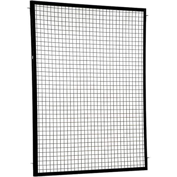 Vestil - 5' Long x 6' High, Black Hinged Door - Apex Tool & Supply