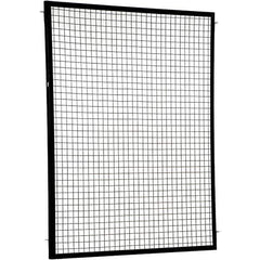Vestil - 5' Long x 6' High, Black Hinged Door - Apex Tool & Supply