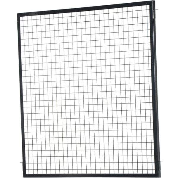 Vestil - 5' Long x 5' High, Black Hinged Door - Apex Tool & Supply