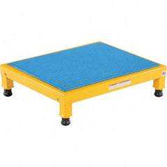 Vestil - 5" High x 19" Wide x 24" Deep, Yellow Step Stand - Steel, 500 Lb Capacity - Apex Tool & Supply