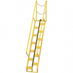 Vestil - Rolling & Wall Mounted Ladders & Platforms Type: Alternating Tread Stair Style: Tread Stair - Apex Tool & Supply