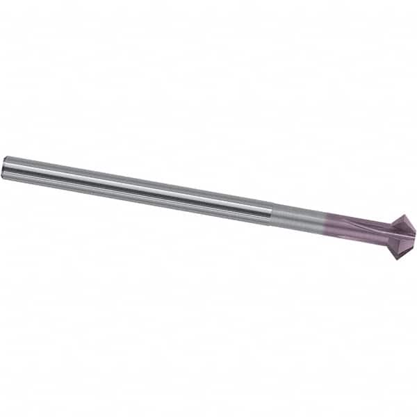 Magafor - 0.079" Cutter Head Diam, 0.024" Flat Width, Solid Carbide, Single Back Chamfer - Apex Tool & Supply