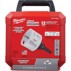 Milwaukee Tool - Hole Saw Kits Minimum Saw Diameter (Inch): 7/8 Maximum Saw Diameter (Inch): 2-1/2 - Apex Tool & Supply