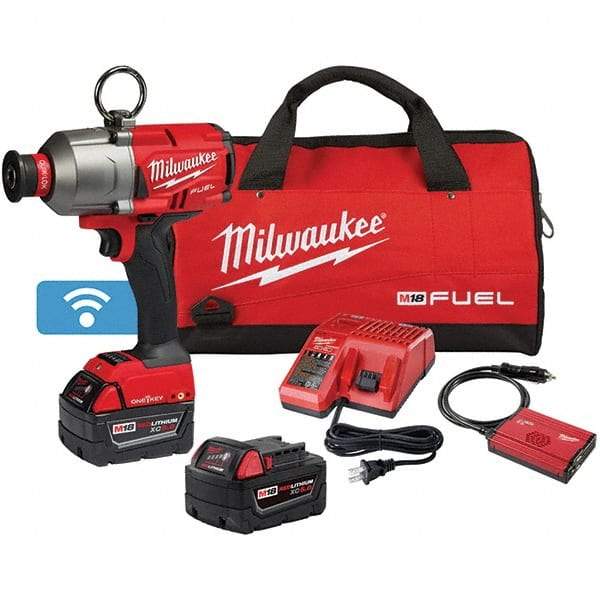 Milwaukee Tool - Cordless Impact Wrenches & Ratchets Voltage: 18.0 Drive Size (Inch): 7/16 - Apex Tool & Supply