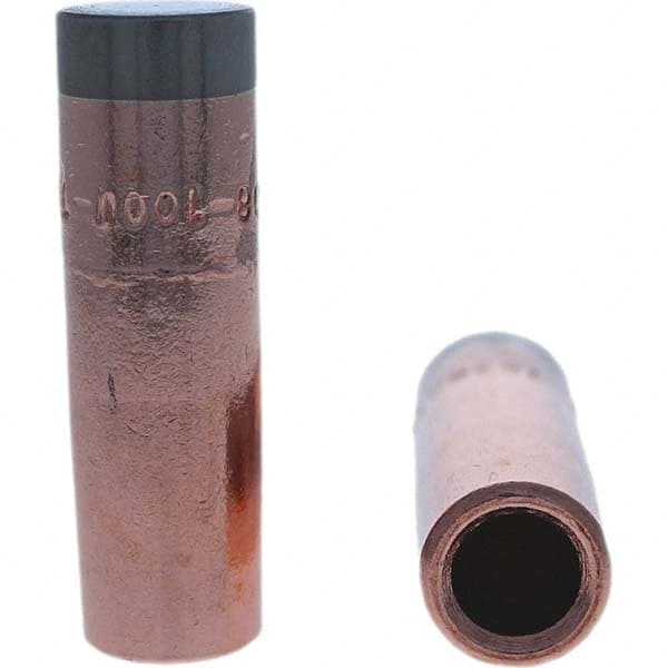 Tuffaloy - Spot Welder Tips For Use With: 5RW Electrode Holder Type: Refactory Straight Tip C Nose (Flat) - Apex Tool & Supply
