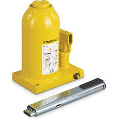 Enerpac - Manual Bottle, Screw, Ratchet & Hydraulic Jacks Type: Hydraulic Bottle Jack Load Capacity (Ton): 15 (Inch) - Apex Tool & Supply
