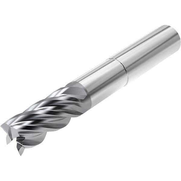Niagara Cutter - 5/8", 3/4" LOC, 5/8" Shank Diam, 6" OAL, 5 Flute, Solid Carbide Square End Mill - Apex Tool & Supply