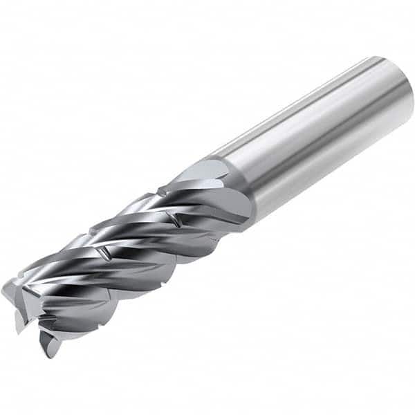 Niagara Cutter - 1/2" Diam 5 Flute Solid Carbide 0.0312" Corner Radius End Mill - Apex Tool & Supply