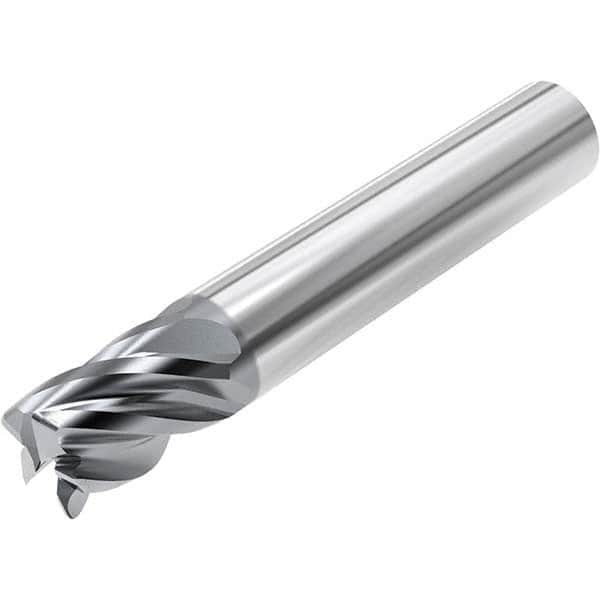 Niagara Cutter - 1/2" Diam 5 Flute Solid Carbide 0.06" Corner Radius End Mill - Apex Tool & Supply