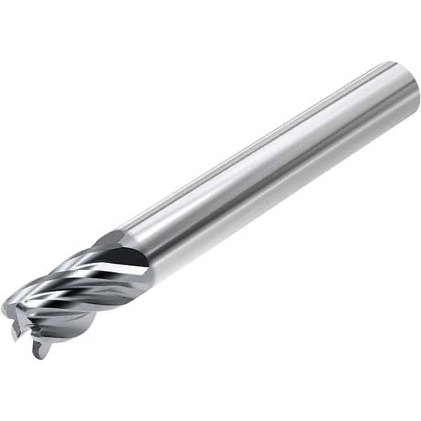 Niagara Cutter - 3/8" Diam 5 Flute Solid Carbide 0.0156" Corner Radius End Mill - Apex Tool & Supply