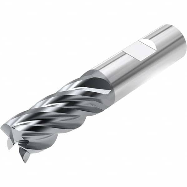 Niagara Cutter - 1/2" Diam 5 Flute Solid Carbide 0.0312" Corner Radius End Mill - Apex Tool & Supply