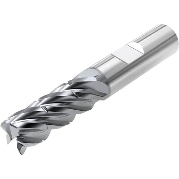 Niagara Cutter - 1/2" Diam 5 Flute Solid Carbide 0.0312" Corner Radius End Mill - Apex Tool & Supply