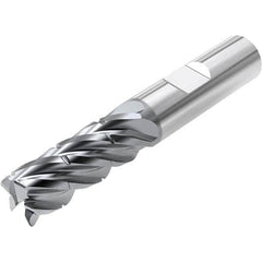 Niagara Cutter - 3/4" Diam 5 Flute Solid Carbide 0.0312" Corner Radius End Mill - Apex Tool & Supply