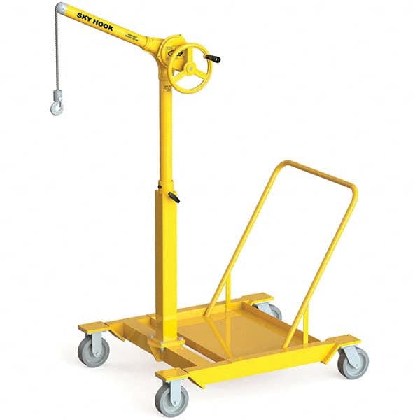Sky Hook - 500 Lb Steel Lifting Hook Crane - Apex Tool & Supply