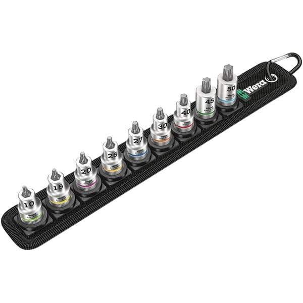 Wera - Hex & Torx Bit Socket Sets Type: Torx Bit Socket Set Drive Size: 3/8 - Apex Tool & Supply