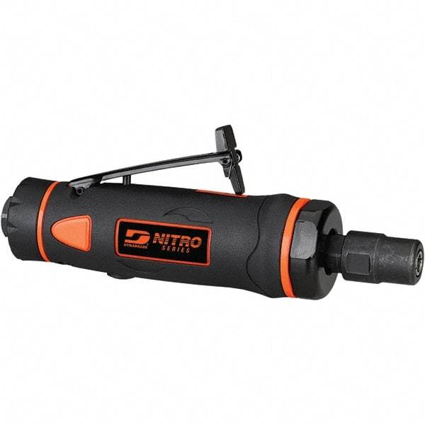Dynabrade - Air Die Grinders Type: Straight Die Grinder Collet Size (Inch): 1/4 - Apex Tool & Supply