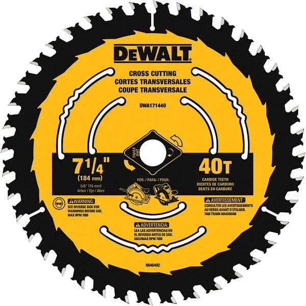 DeWALT - Wet & Dry-Cut Saw Blades   Blade Diameter (Inch): 8-1/4    Blade Material: Tungsten Carbide-Tipped - Apex Tool & Supply