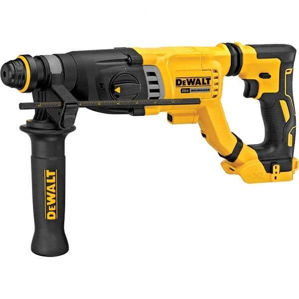 DeWALT - 20 Volt 1-1/8" SDS Plus Chuck Cordless Rotary Hammer - 4300 BPM, 1165 RPM, Reversible - Apex Tool & Supply