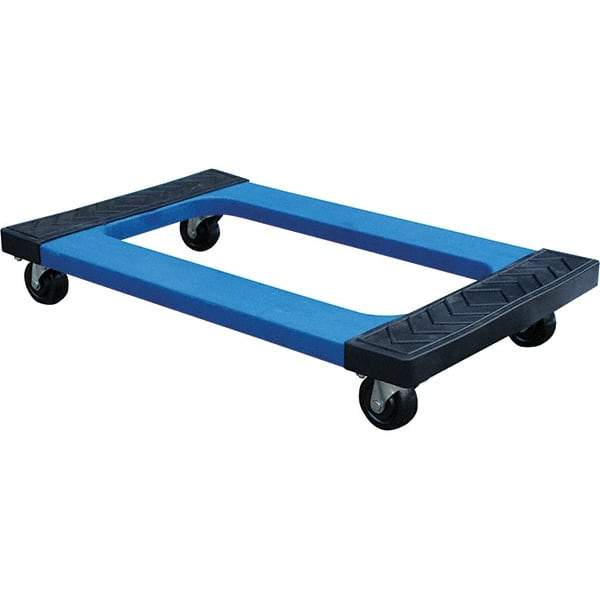 Vestil - 1,000 Lb Capacity Plastic Dolly - 30" Long x 18" Wide - Apex Tool & Supply