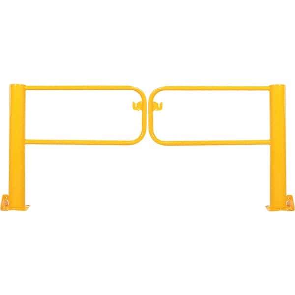 Vestil - Steel Rail Safety Gate - 96-1/16" Wide x 8" Door Height, - Apex Tool & Supply