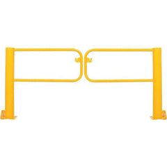 Vestil - Steel Rail Safety Gate - 96-1/16" Wide x 8" Door Height, - Apex Tool & Supply