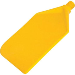 Carlisle - Sparta Yellow Nylon Mixing Paddle without Holes - 7-1/2" Overall Length - Apex Tool & Supply
