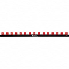 Stanley - Socket Holders & Trays Type: Clip Rail Drive Size: 1/2 - Apex Tool & Supply