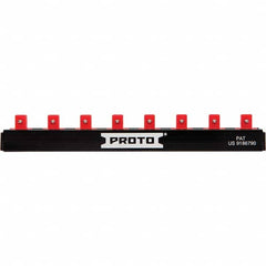 Stanley - Socket Holders & Trays Type: Clip Rail Drive Size: 1/4 - Apex Tool & Supply