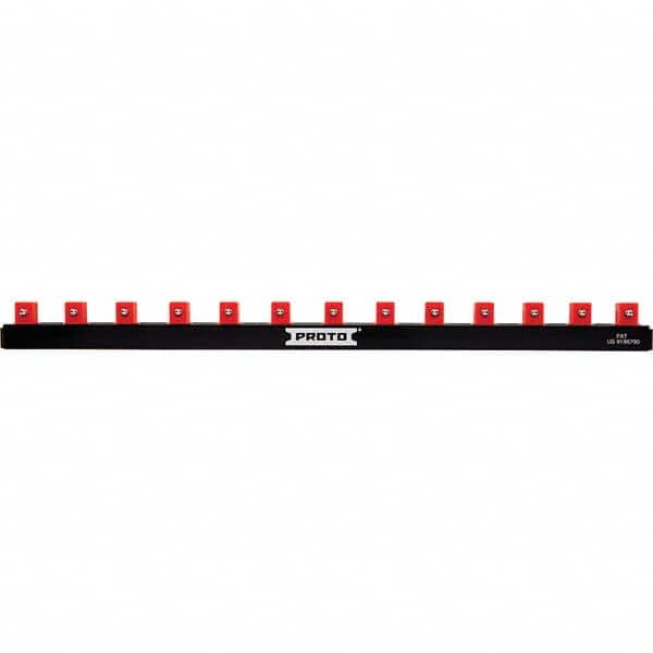 Stanley - Socket Holders & Trays Type: Clip Rail Drive Size: 3/8 - Apex Tool & Supply