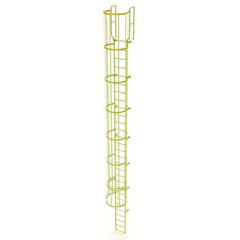 TRI-ARC - Rolling & Wall Mounted Ladders & Platforms Type: Fixed Ladder Style: Safety Cage - Apex Tool & Supply