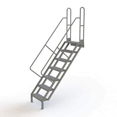 TRI-ARC - Rolling & Wall Mounted Ladders & Platforms Type: Stairway Slope Ladder Style: Stair Unit - Apex Tool & Supply