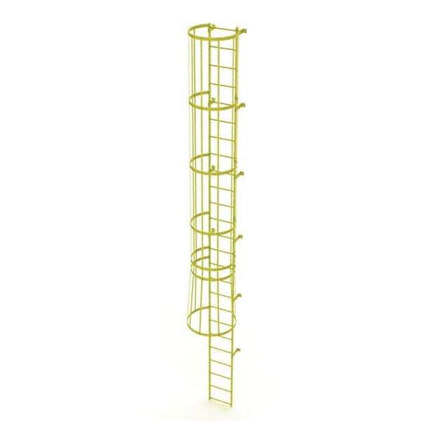 TRI-ARC - Rolling & Wall Mounted Ladders & Platforms Type: Fixed Ladder Style: Safety Cage - Apex Tool & Supply