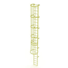 TRI-ARC - Rolling & Wall Mounted Ladders & Platforms Type: Fixed Ladder Style: Safety Cage - Apex Tool & Supply