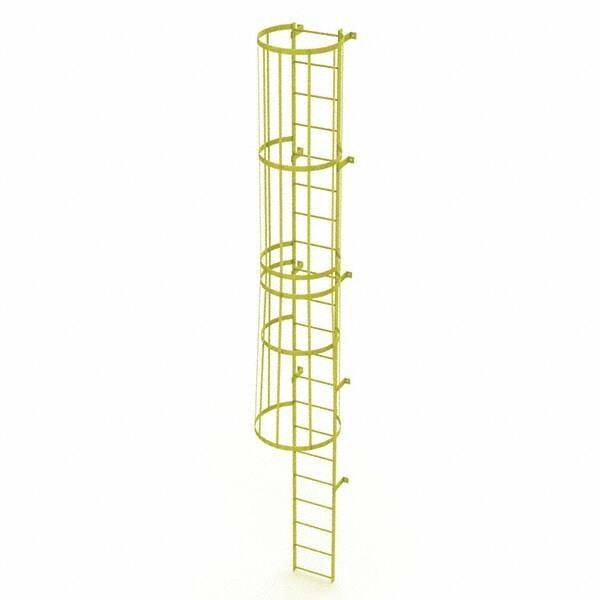 TRI-ARC - Rolling & Wall Mounted Ladders & Platforms Type: Fixed Ladder Style: Safety Cage - Apex Tool & Supply