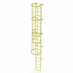 TRI-ARC - Rolling & Wall Mounted Ladders & Platforms Type: Fixed Ladder Style: Safety Cage - Apex Tool & Supply