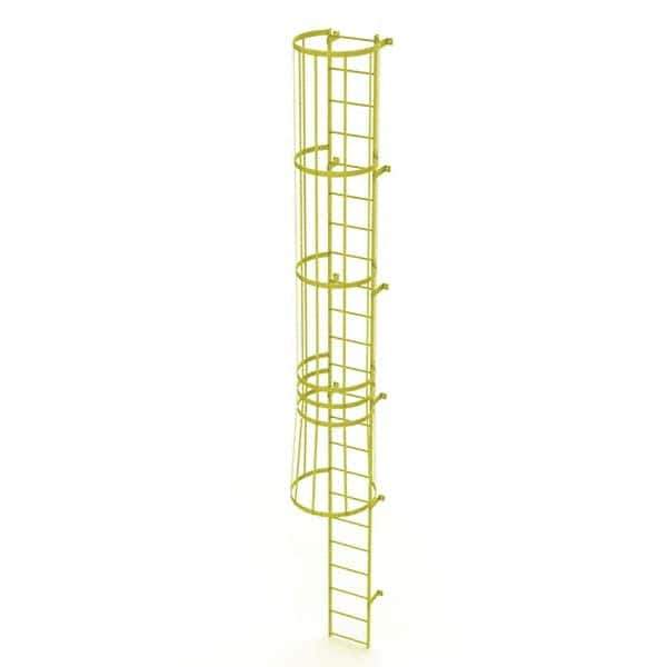 TRI-ARC - Rolling & Wall Mounted Ladders & Platforms Type: Fixed Ladder Style: Safety Cage - Apex Tool & Supply
