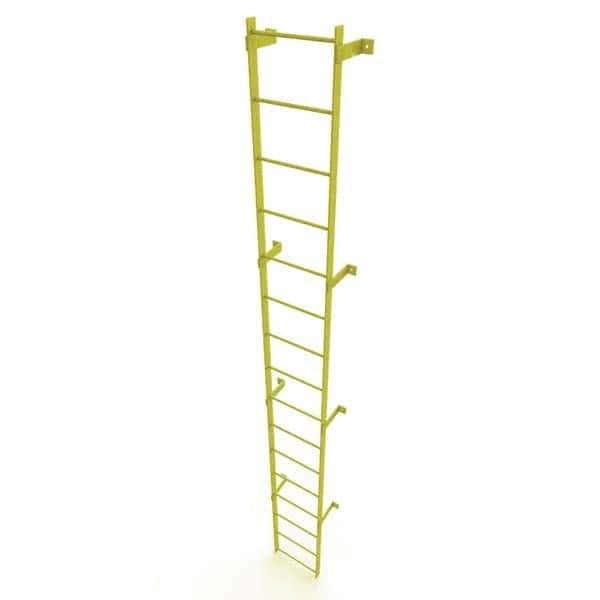 TRI-ARC - Rolling & Wall Mounted Ladders & Platforms Type: Fixed Ladder Style: Safety Cage - Apex Tool & Supply