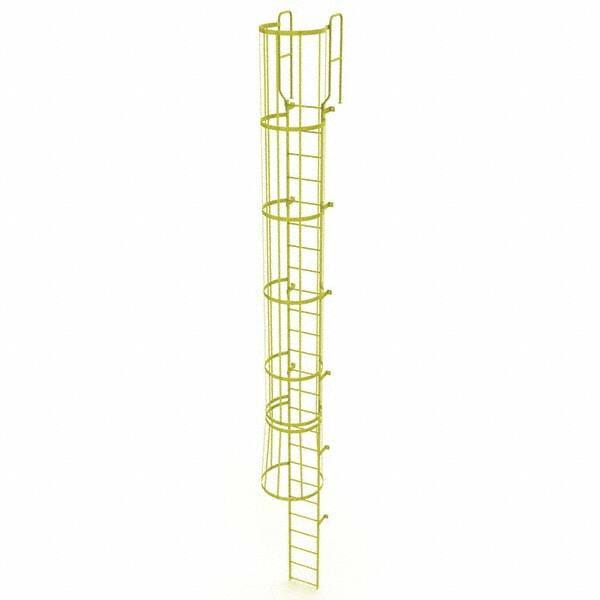 TRI-ARC - Rolling & Wall Mounted Ladders & Platforms Type: Fixed Ladder Style: Safety Cage - Apex Tool & Supply