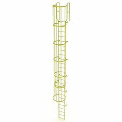 TRI-ARC - Rolling & Wall Mounted Ladders & Platforms Type: Fixed Ladder Style: Safety Cage - Apex Tool & Supply