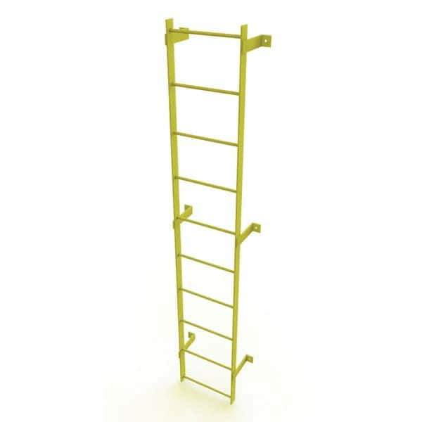 TRI-ARC - Rolling & Wall Mounted Ladders & Platforms Type: Fixed Ladder Style: Safety Cage - Apex Tool & Supply